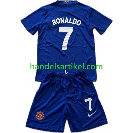 Manchester United Cristiano Ronaldo 7 2008-2009 Retro Kinder 3rd Trikotsatz Kurzarm